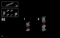 LEGO 21108 instructions page 76 – build guide