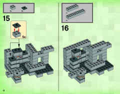 LEGO 21113 instructions page 12 – build guide