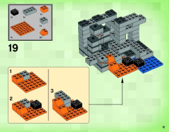 LEGO 21113 instructions page 15 – build guide