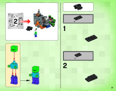 LEGO 21113 instructions page 21 – build guide
