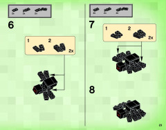 LEGO 21113 instructions page 23 – build guide
