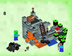 LEGO 21113 instructions page 35 – build guide