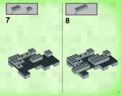 LEGO 21113 instructions page 7 – build guide