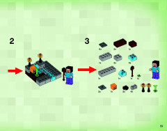 LEGO 21114 instructions page 51 – build guide