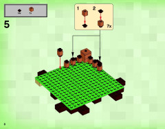 LEGO 21114 instructions page 8 – build guide