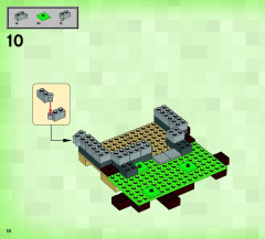 LEGO 21115 instructions page 10 – build guide