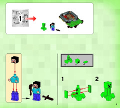 LEGO 21115 instructions page 3 – build guide