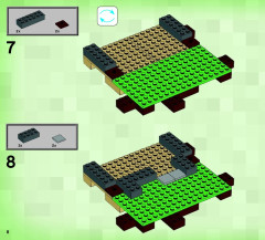 LEGO 21115 instructions page 8 – build guide