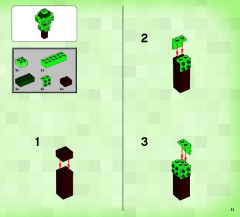 LEGO 21116 instructions page 11 – build guide