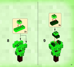 LEGO 21116 instructions page 13 – build guide