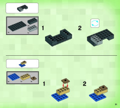 LEGO 21116 instructions page 31 – build guide