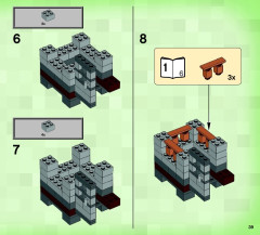 LEGO 21116 instructions page 39 – build guide