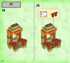 LEGO 21116 instructions page 54 – build guide