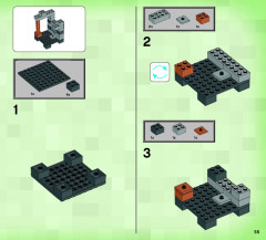 LEGO 21116 instructions page 55 – build guide