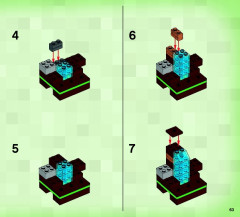 LEGO 21116 instructions page 63 – build guide