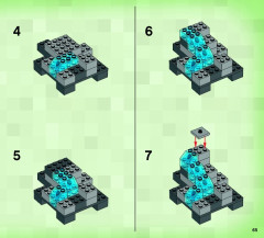 LEGO 21116 instructions page 65 – build guide