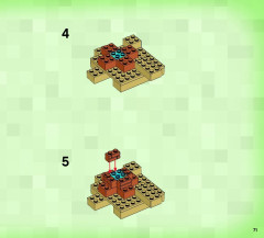 LEGO 21116 instructions page 71 – build guide
