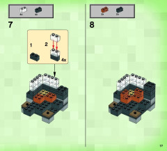 LEGO 21116 instructions page 77 – build guide