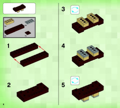 LEGO 21116 instructions page 8 – build guide