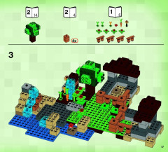 LEGO 21116 instructions page 17 – build guide