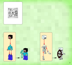 LEGO 21116 instructions page 3 – build guide