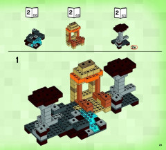 LEGO 21116 instructions page 31 – build guide