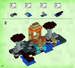 LEGO 21116 instructions page 32 – build guide
