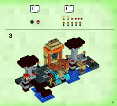 LEGO 21116 instructions page 33 – build guide