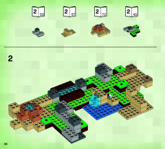 LEGO 21116 instructions page 36 – build guide