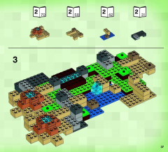 LEGO 21116 instructions page 37 – build guide