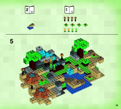 LEGO 21116 instructions page 39 – build guide