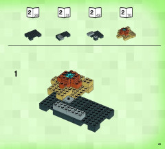 LEGO 21116 instructions page 41 – build guide