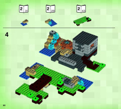 LEGO 21116 instructions page 44 – build guide