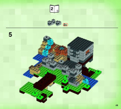 LEGO 21116 instructions page 45 – build guide