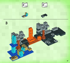 LEGO 21116 instructions page 57 – build guide