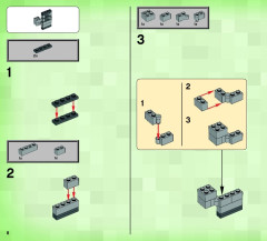 LEGO 21116 instructions page 8 – build guide