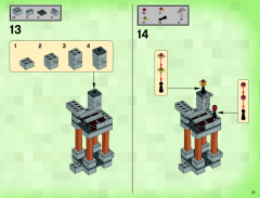 LEGO 21118 instructions page 21 – build guide