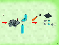 LEGO 21118 instructions page 39 – build guide