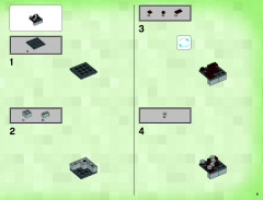LEGO 21118 instructions page 9 – build guide