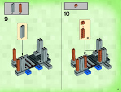 LEGO 21118 instructions page 13 – build guide