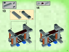 LEGO 21118 instructions page 15 – build guide
