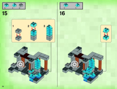 LEGO 21118 instructions page 34 – build guide