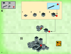 LEGO 21118 instructions page 42 – build guide