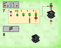 LEGO 21119 instructions page 11 – build guide