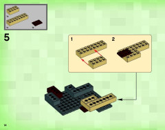 LEGO 21119 instructions page 14 – build guide