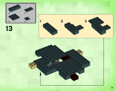 LEGO 21119 instructions page 21 – build guide