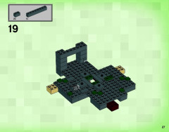LEGO 21119 instructions page 27 – build guide