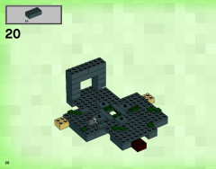 LEGO 21119 instructions page 28 – build guide