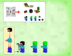 LEGO 21119 instructions page 3 – build guide