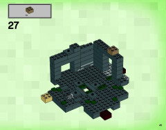 LEGO 21119 instructions page 41 – build guide